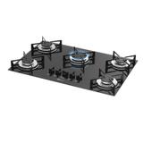 Fogão Cooktop Fischer 5Q TC Fit Line Gás Mesa Vidro