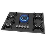 Fogao Cooktop Gas 5 Bocas Philco Chef Tripla Chama Preto Bivolt