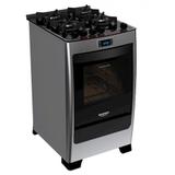 Fogão Dako 4 Bocas Mesa de Vidro Bivolt Supreme Timer Glass