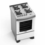 Fogão Dako DP4VTP Dakolors 4 Bocas com Mesa de Vidro Branco