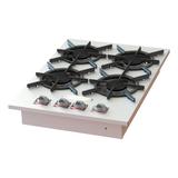 Fogão De Embutir 4 Bocas 20x20 Alvenaria Cooktop Baixa Pressão Cozinha Residência - Itajobi Fogões