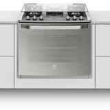 Fogão de Embutir 5 Bocas Mesa de Vidro e Timer Digital Electrolux (76EXV)