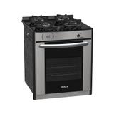 Fogão De Embutir Venax Gaudi Prisma Vítreo 4 Bocas Inox Bivolt