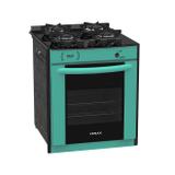 Fogão De Embutir Venax Gaudi Prisma Vítreo 4 Bocas Verde Bivolt