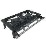 Fogão de mesa 2 bocas 30x30 Metalmaq