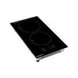 Fogão de Mesa Indução 200 de Vidro Preto - 220 Volts - Fogatti