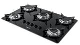 FOGAO DE MESA NARDELLI NV5 PRETO E-C INOX - Bivolt - EAN13: 7898232180132