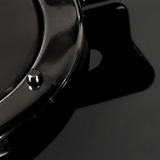 Fogão de Mesa V200 Vidro Preto e Flange Esmaltada - Bivolt - Fogatti