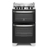 Fogão de Piso 4 Bocas Duplo Forno Electrolux (56DBA)