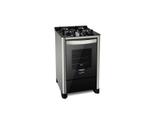 Fogão de Piso 4 Queimadores Fischer Gran Cheff Preto Bivolt 2698759775