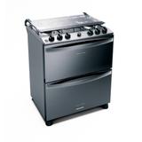 Fogão de Piso 5 Bocas Inox Chama Rápida 220V Brastemp BFD5NCR