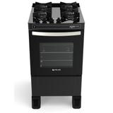Fogão de Piso Atlas Agile Glass 4 Bocas Acendimento Automático