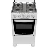 Fogão de Piso Atlas Mônaco Glass 4 Bocas Acendimento Automático Total