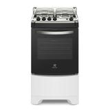 Fogão de Piso Branco com 4 Queimadores e Vidro Interno Removível (52SMC) - Electrolux