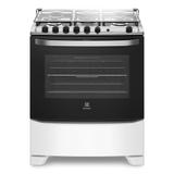 Fogão de Piso Branco e Queimador Tripla-Chama Electrolux (76UBQ)