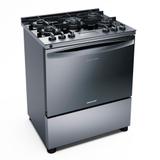 Fogão de Piso Brastemp 5 Bocas Vidro Touch Timer BFS5VCRUNA