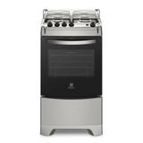 Fogão de Piso cor Prata 4 Bocas com Forno de 70L Electrolux (52LXS)