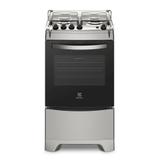 Fogão de Piso cor Prata 4 Bocas com Forno de 70L Electrolux (52LXU)