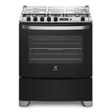 Fogão de Piso cor Prata com Timer e Queimador Tripla Chama Electrolux (76USR)