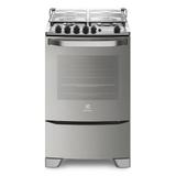Fogão de Piso Electrolux Celebrate 56TAX 4 Queimadores Inox Bivolt 23047TBA088