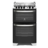 Fogão De Piso Electrolux Com 4 Bocas E Duplo Forno Branco Bivolt(56dba)