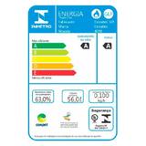 Fogão de Piso Esmaltec 4 Bocas Ágata Glass Mesa de Vidro Preto Bivolt