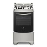 Fogão de Piso Inox Electrolux 4 Bocas com Forno de 70 Litros Bivolt - 52LXS