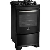 Fogão de Piso Mesa de Vidro Electrolux 4 Bocas 52LPV Preto - Bivolt