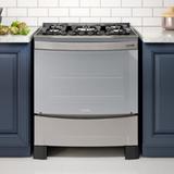 Fogão Decorato Vetro 5 Bocas Inox - Mueller fogões