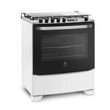 Fogão Electrolux Full Glass 5B Tripla Chama Branco Bivolt 76RBS