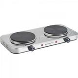 Fogão Elétrico 2 boca de Mesa 220V FM02 Cinza Compacto - Agratto