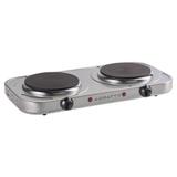 Fogão Elétrico de Mesa 2.000W, 2 Bocas, Inox Agratto