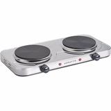 Fogão Elétrico de Mesa Agratto FM-01 Aço Inoxidável c/ 2 Pratos de Aquecimento e 5 níveis de temperatura 127V