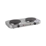 Fogao eletrico de mesa agratto fm-02 220v 2000w - 2 pratos inox