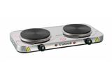 Fogão Elétrico Portátil 2 Placas Inox Safanelli