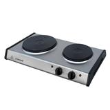 Fogão Elétrico Portátil 2 Placas Inox Safanelli