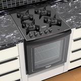 Fogão Embutir 4 bocas Dako Preto com mesa de vidro Dako Glass - Bivolt