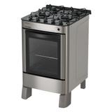 Fogão Esmaltec Ágata Glass 4 Bocas Com Mesa de Vidro Inox