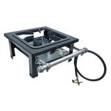 Fogão Industrial 1 Boca Alta Pressão de Mesa 30x30 S2000 Metalmaq