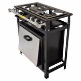 fogão industrial 2 bocas com forno gastromixx