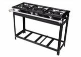Fogão Industrial 3 Bocas 30x30 sem Forno Economy - Cristalaço