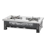 Fogão Industrial A Gás Layr Titanyum 2 Bocas Tripla Chama Inox