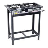 Fogão Industrial Linha Ativo 2 Bocas 30x30 Duplo e Simples Baixa Pressão Gás GLP - Itajobi Fogões