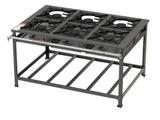 Fogão INOX 6 Bocas B.P. Registro Padrão Apis 6012 I - Itajobi fogões