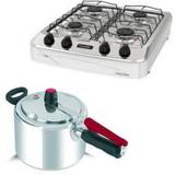 Fogao Mesa 4 Bocas Esmaltec e Panela de pressão 4,5L Clock - Esmaltec/clock