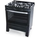 FOGãO MUELLER 5 BOCAS BIVOLT PIACERE VETRO PLUS STILE PRETO - MUELLER - Mueller fogões s/a