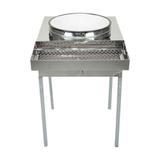Fogão Pasteleiro R2 de Aço Inox Demontável com Tacho