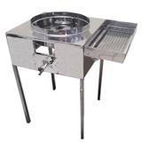 Fogão Pasteleiro R2 de Aço Inox Desmontável sem Tacho