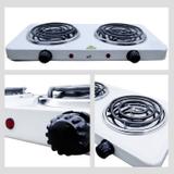 Fogao portatil 2 bocas fogareiro eletrico 2000w para mesa bancada camping semi profissional 127v - Gimp