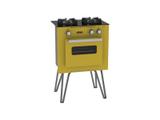 Fogão Portátil 2 Queimadores Venax Mini Cook Amarelo Bivolt